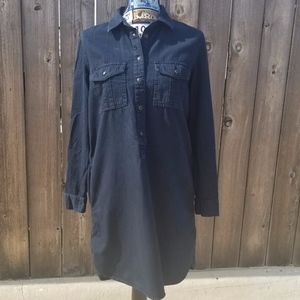 Gap Black Denim Dress